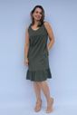 Vestido de amamentação Regata Viscolinho - Verde escuro Vestido de amamentação Regata Viscolinho - Verde escuro