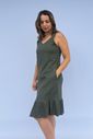 Vestido de amamentação Regata Viscolinho - Verde escuro Vestido de amamentação Regata Viscolinho - Verde escuro