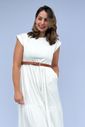 Vestido de amamentação Muscle tee - Off White