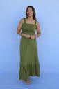 Vestido de Amamentação Lorena - Verde Vestido de Amamentação Lorena - Verde
