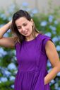 Vestido de amamentação Muscle tee - Roxo Vestido de amamentação Muscle tee - Roxo