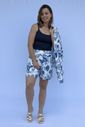 Conjunto - Kimono e short floral azul Conjunto - Kimono e short floral azul