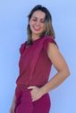 Conjunto amamentação muscle tee - Bordô Conjunto amamentação muscle tee - Bordô