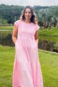 Vestido de amamentação Muscle tee - Rosa bebê Vestido de amamentação Muscle tee - Rosa bebê
