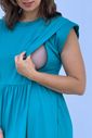Vestido de amamentação Muscle tee - Báltico
