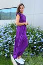 Vestido de amamentação Muscle tee - Roxo Vestido de amamentação Muscle tee - Roxo