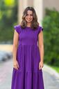 Vestido de amamentação Muscle tee - Roxo Vestido de amamentação Muscle tee - Roxo
