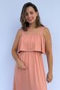 Vestido de Amamentação Babado - Rosa antigo Vestido de Amamentação Babado - Rosa antigo