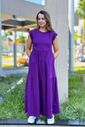 Vestido de amamentação Muscle tee - Roxo Vestido de amamentação Muscle tee - Roxo