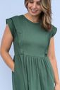 Vestido de amamentação Muscle tee - Verde Escuro