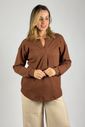 Blusa de amamentação Catarina - Marrom Blusa de amamentação Catarina - Marrom