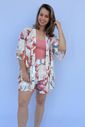 Conjunto - Kimono e short floral color Conjunto - Kimono e short floral color