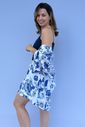 Conjunto - Kimono e short floral azul Conjunto - Kimono e short floral azul