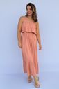 Vestido de Amamentação Babado - Rosa antigo Vestido de Amamentação Babado - Rosa antigo