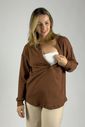 Blusa de amamentação Catarina - Marrom Blusa de amamentação Catarina - Marrom