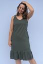 Vestido de amamentação Regata Viscolinho - Verde escuro Vestido de amamentação Regata Viscolinho - Verde escuro