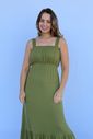 Vestido de Amamentação Lorena - Verde Vestido de Amamentação Lorena - Verde