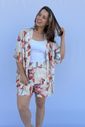 Conjunto - Kimono e short floral color Conjunto - Kimono e short floral color