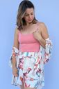 Conjunto - Kimono e short floral color Conjunto - Kimono e short floral color