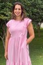 Vestido de amamentação Muscle tee - Rosa bebê Vestido de amamentação Muscle tee - Rosa bebê