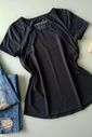 Camiseta De Amamentação Lisa - Preta Camiseta De Amamentação Lisa - Preta