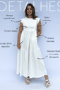 Vestido de amamentação Muscle tee - Off White