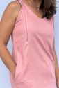 Vestido de Amamentação Regata Viscolinho - Rosê Vestido de Amamentação Regata Viscolinho - Rosê