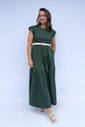 Vestido de amamentação Muscle tee - Verde Escuro