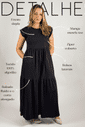 Vestido de amamentação Muscle tee - Preto Vestido de amamentação Muscle tee - Preto