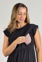 Vestido de amamentação Muscle tee - Preto Vestido de amamentação Muscle tee - Preto