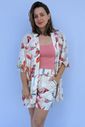Conjunto - Kimono e short floral color Conjunto - Kimono e short floral color