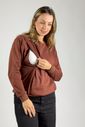 Blusa de amamentação Olívia - Marrom Blusa de amamentação Olívia - Marrom
