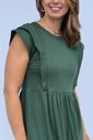 Vestido de amamentação Muscle tee - Verde Escuro