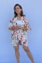 Conjunto - Kimono e short floral color Conjunto - Kimono e short floral color