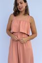 Vestido de Amamentação Babado - Rosa antigo Vestido de Amamentação Babado - Rosa antigo