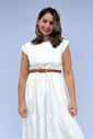 Vestido de amamentação Muscle tee - Off White