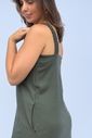 Vestido de amamentação Regata Viscolinho - Verde escuro Vestido de amamentação Regata Viscolinho - Verde escuro