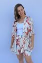 Conjunto - Kimono e short floral color Conjunto - Kimono e short floral color
