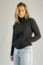 Blusa de amamentação Alice - Preta Blusa de amamentação Alice - Preta