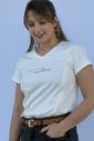Camiseta de amamentação gola V - Feita para nutrir Camiseta de amamentação gola V - Feita para nutrir