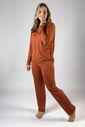 Pijama de amamentação manga longa - Terracota Pijama de amamentação manga longa - Terracota