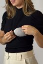 Blusa de amamentação Amélie - Preta Blusa de amamentação Amélie - Preta