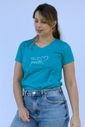 Camiseta de amamentação gola V - Amor que mora no peito Camiseta de amamentação gola V - Amor que mora no peito
