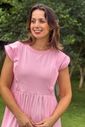 Vestido de amamentação Muscle tee - Rosa bebê Vestido de amamentação Muscle tee - Rosa bebê