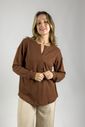Blusa de amamentação Catarina - Marrom Blusa de amamentação Catarina - Marrom