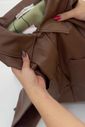 CAMISA DE POLIUTERANO COM BOLSOS DAYDREAM MARROM