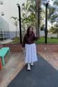 jaqueta de sarja plus size marrom