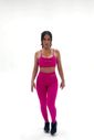 Conjunto Feminino Fitness Básico Legging e Top - Pink Magenta Conjunto Feminino Fitness Básico Legging e Top - Pink Magenta
