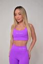 Conjunto Feminino Fitness Básico Legging e Top - Roxo Magic