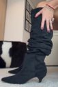 ISABELE - BOTA FEMININA OVER THE KNEE BICO FINO PRETA ISABELE - BOTA FEMININA OVER THE KNEE BICO FINO PRETA